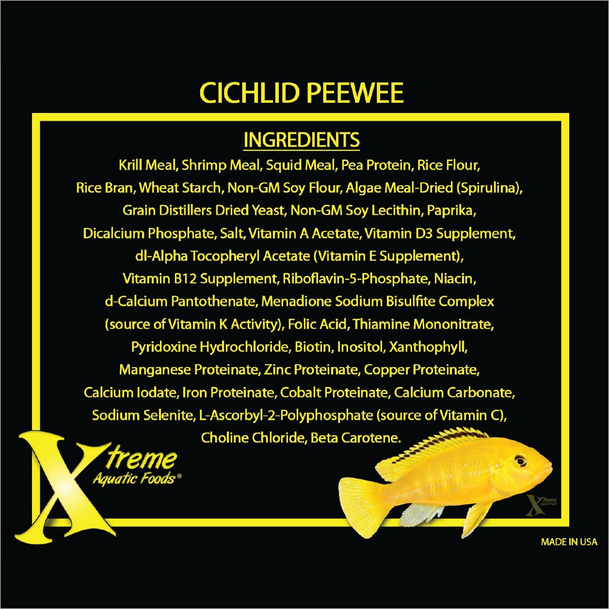 (Xtreme Aquatic Foods) Cichlid PeeWee™
