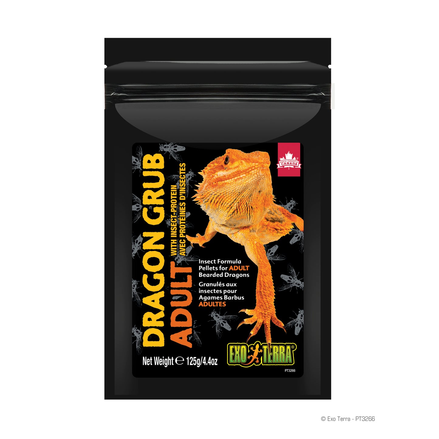 Exo Terra Dragon Grub Insect Formula Pellets for Adult Bearded Dragons - 125 g (4.4 oz)
Exo Terra