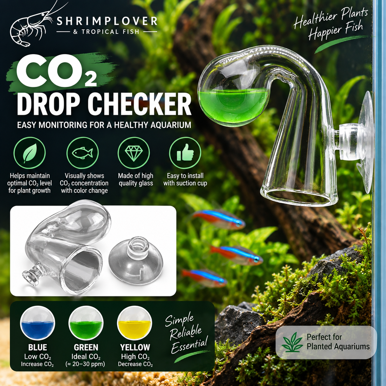 CO2 Drop Glass Checker
