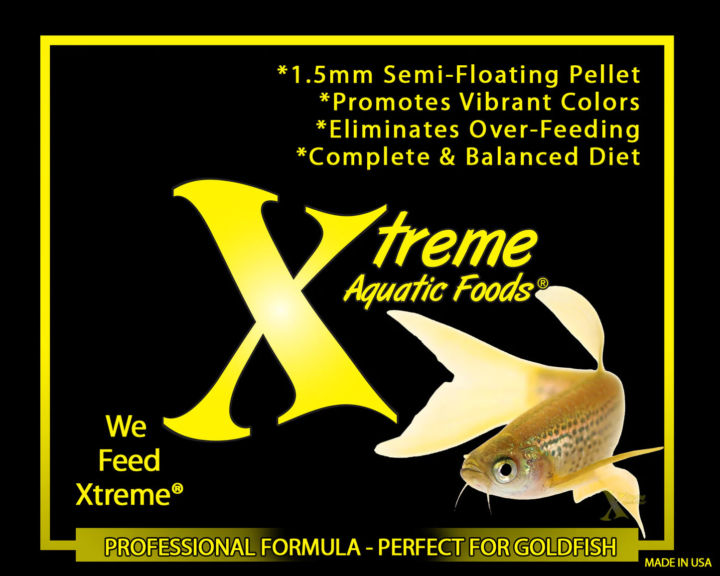 (Xtreme Aquatic Foods) Goldfish Semi-Floating Pellet