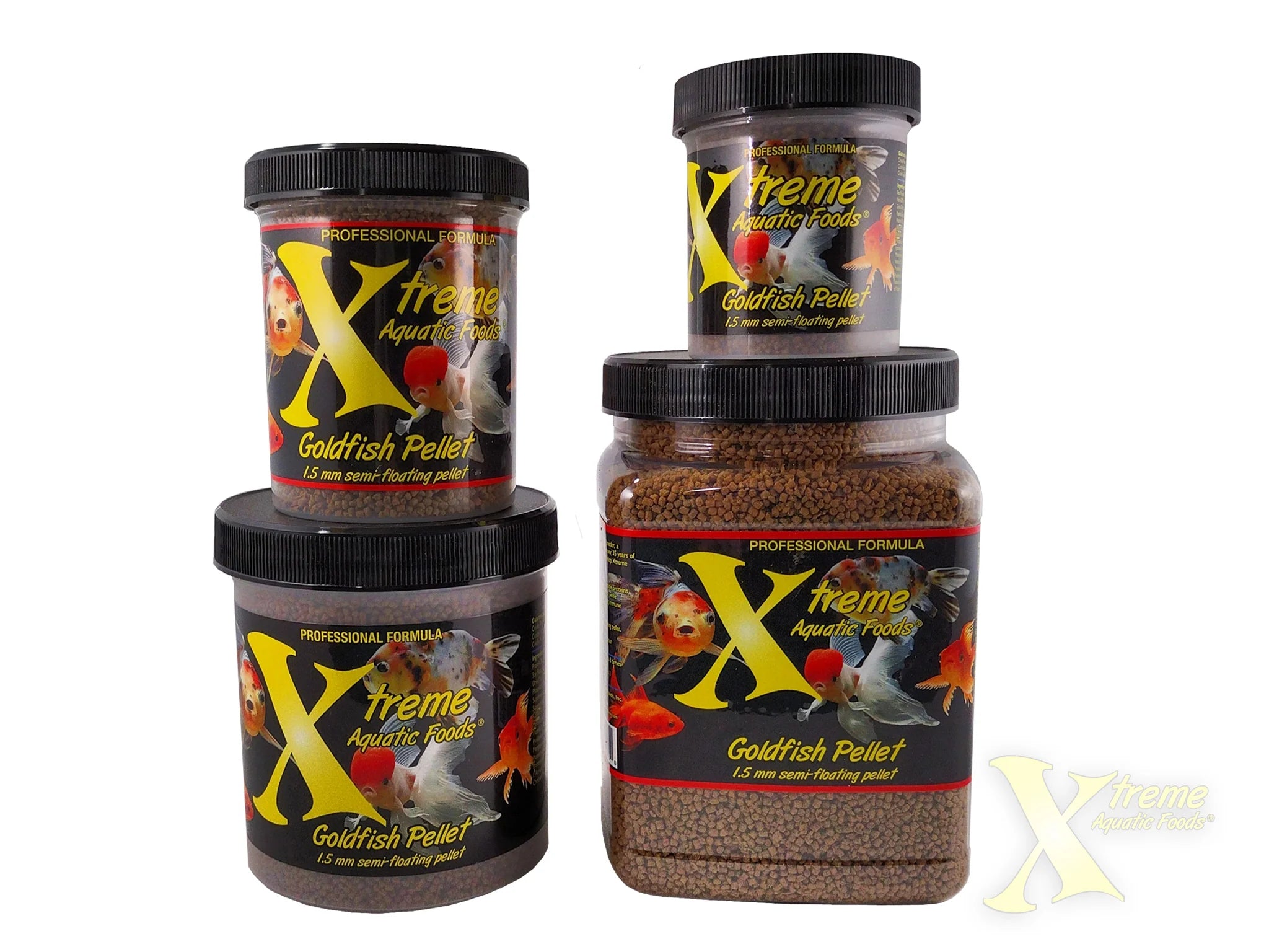 Xtreme Aquatic Foods Xtreme Nano .5mm Pellets - Freshwater Tropical Fish Food, Small Pellet Size, 6+ Month Expiry