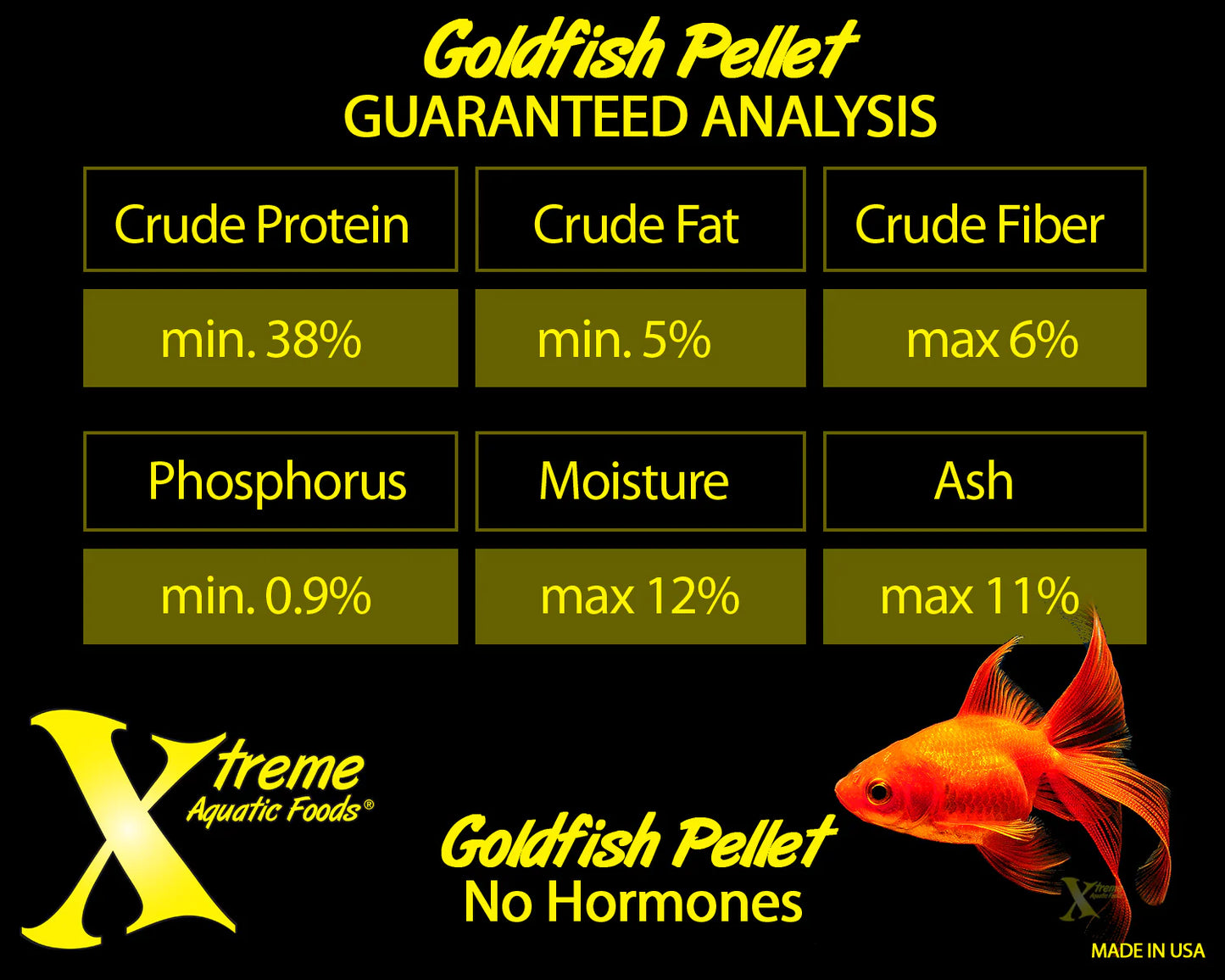 (Xtreme Aquatic Foods) Goldfish Semi-Floating Pellet