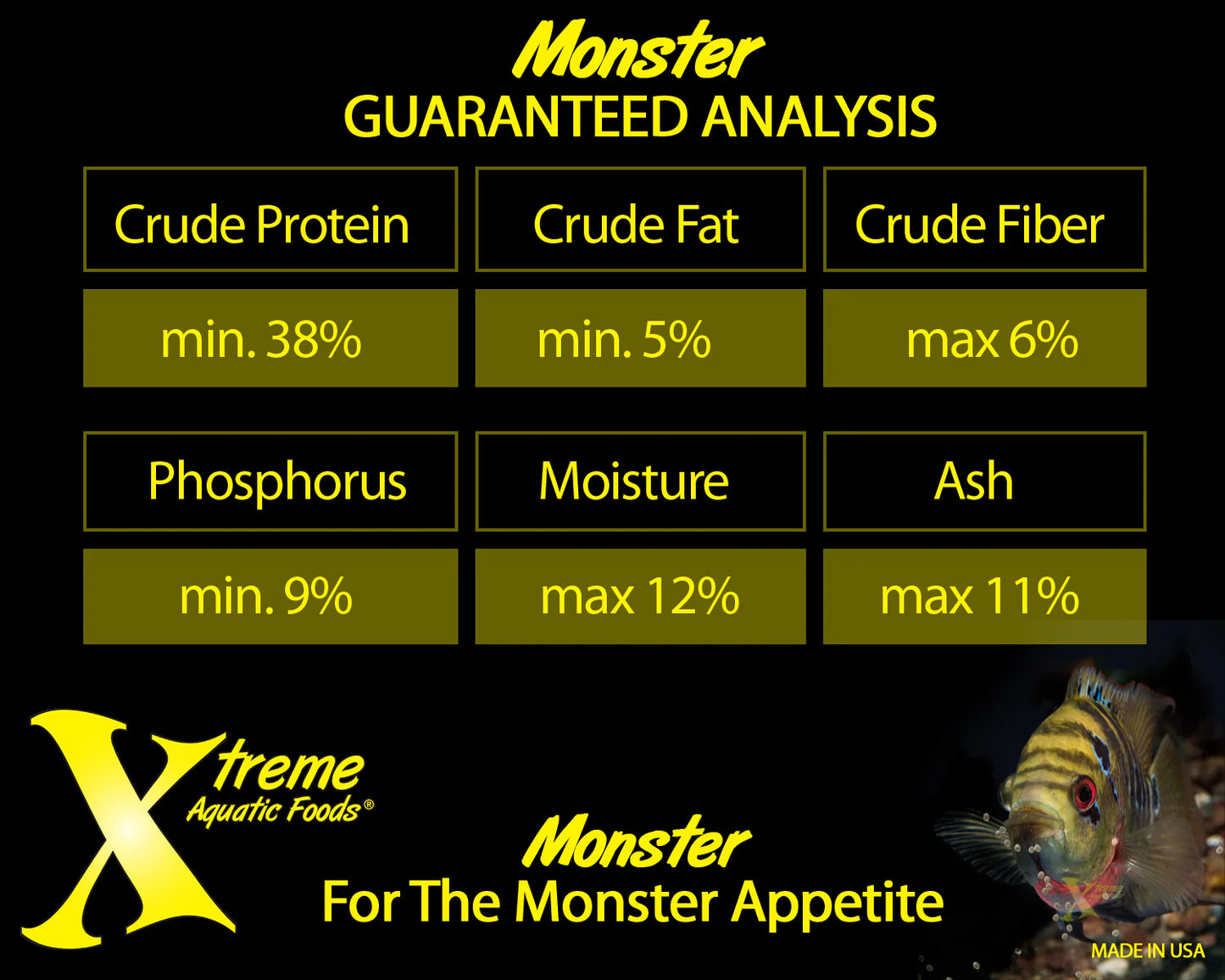 (Xtreme Aquatic Foods) Monster 9mm Pellets