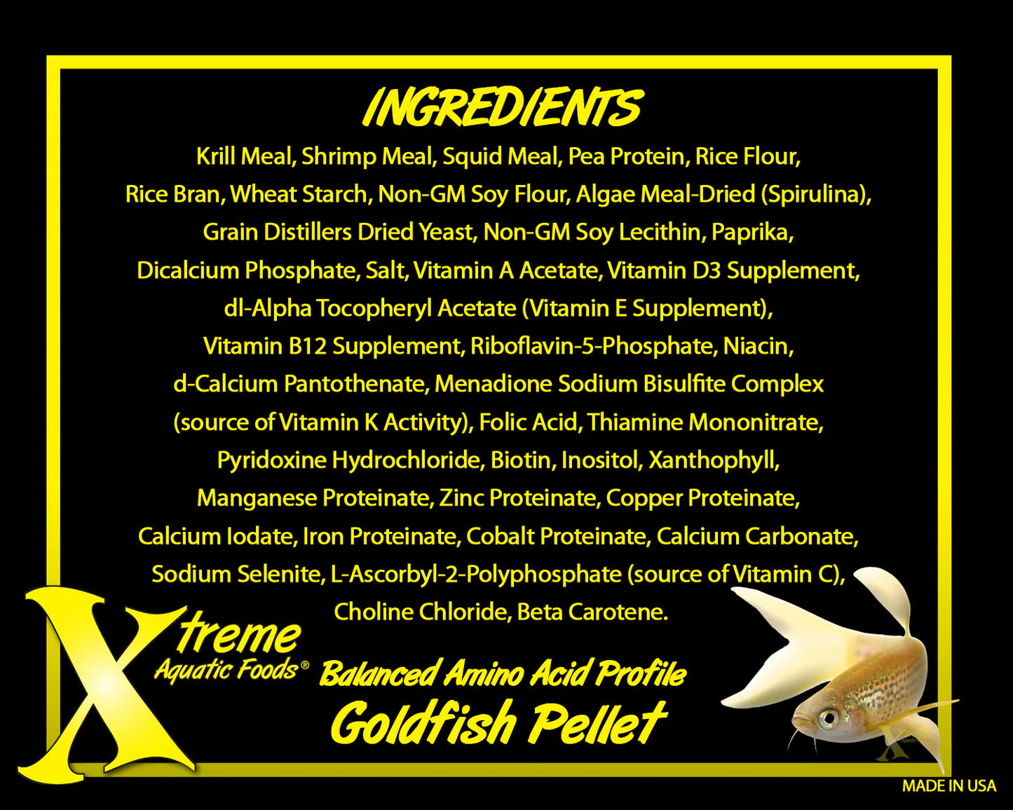 (Xtreme Aquatic Foods) Goldfish Semi-Floating Pellet