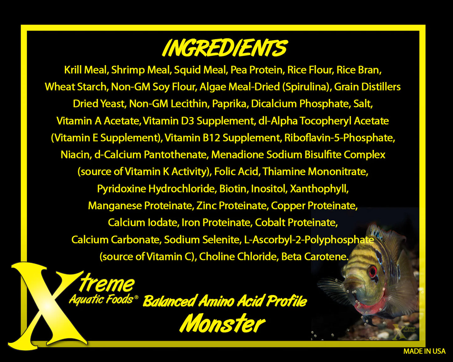 (Xtreme Aquatic Foods) Monster 9mm Pellets