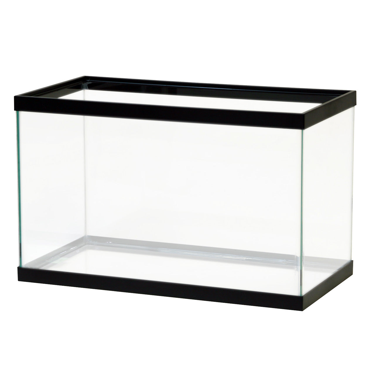 Aqueon Standard Aquarium - Black Frame - 10 gallon tank- Clear Silicone