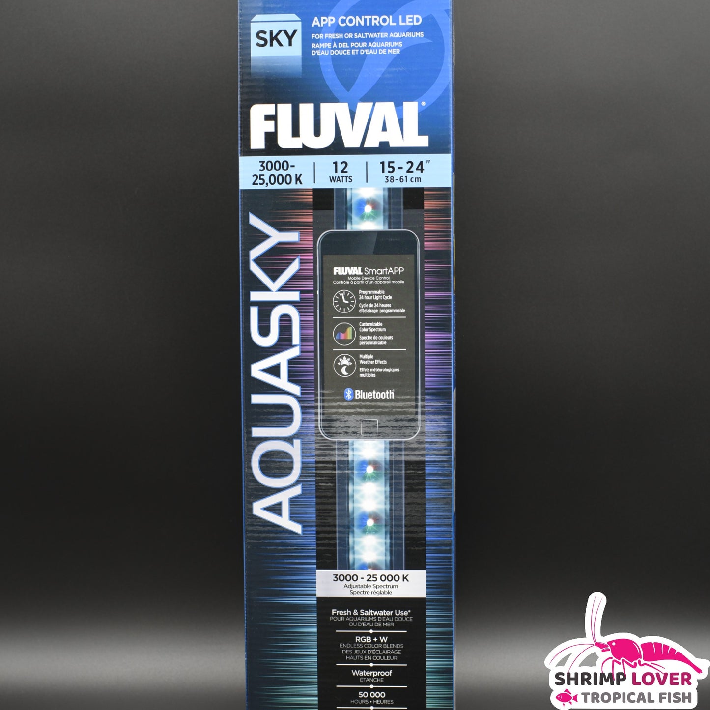 Fluval Aquasky LED with Bluetooth - 12 W - 38-61 cm (15-24 in)