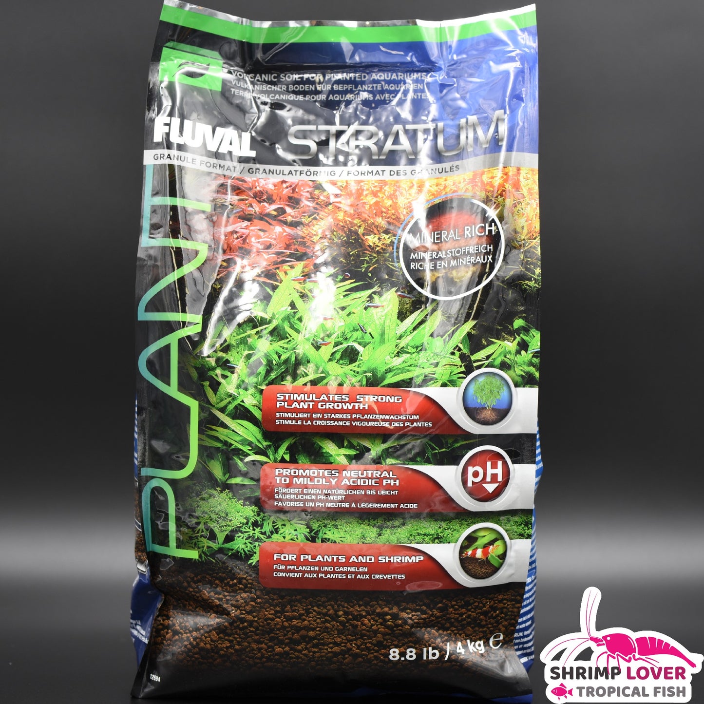 Fluval Plant and Shrimp Stratum - 4 Kg / 8.8 lb