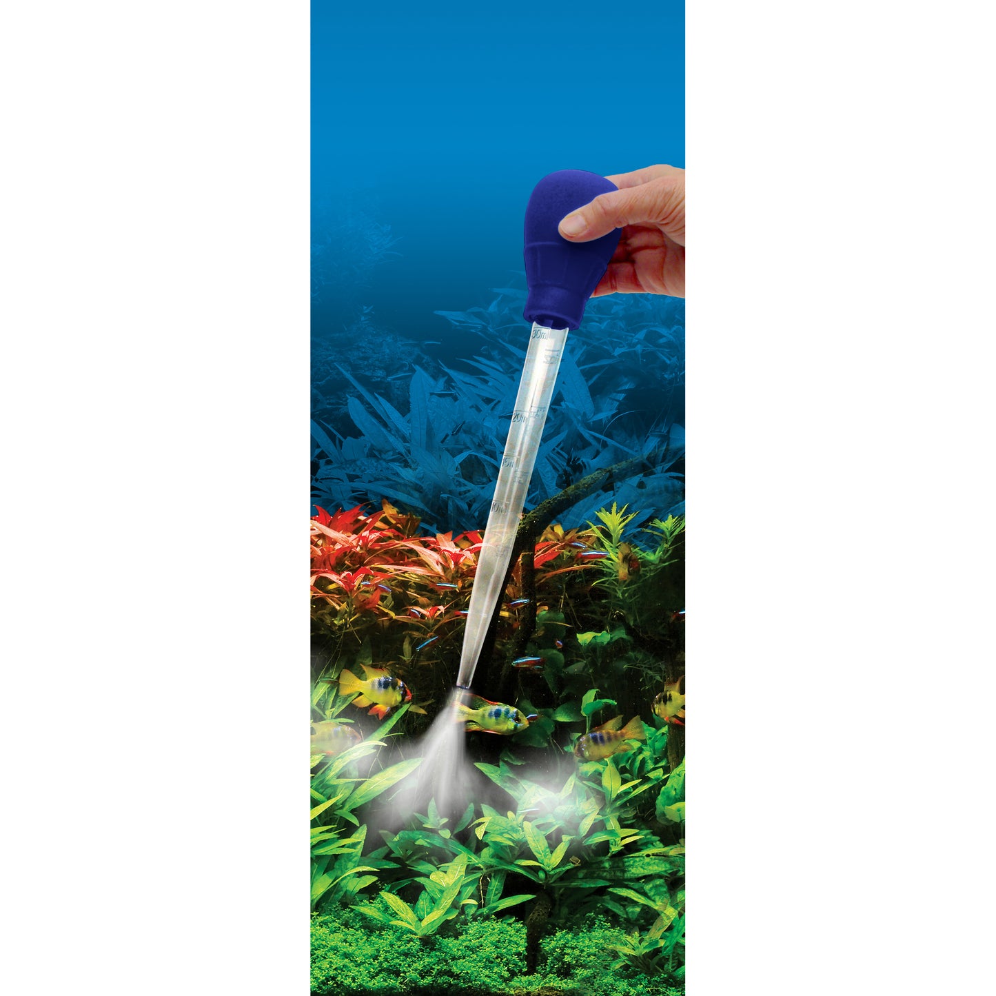 Fluval 3-in-1 Waste Remover/ Feeder - 28 cm (11in)