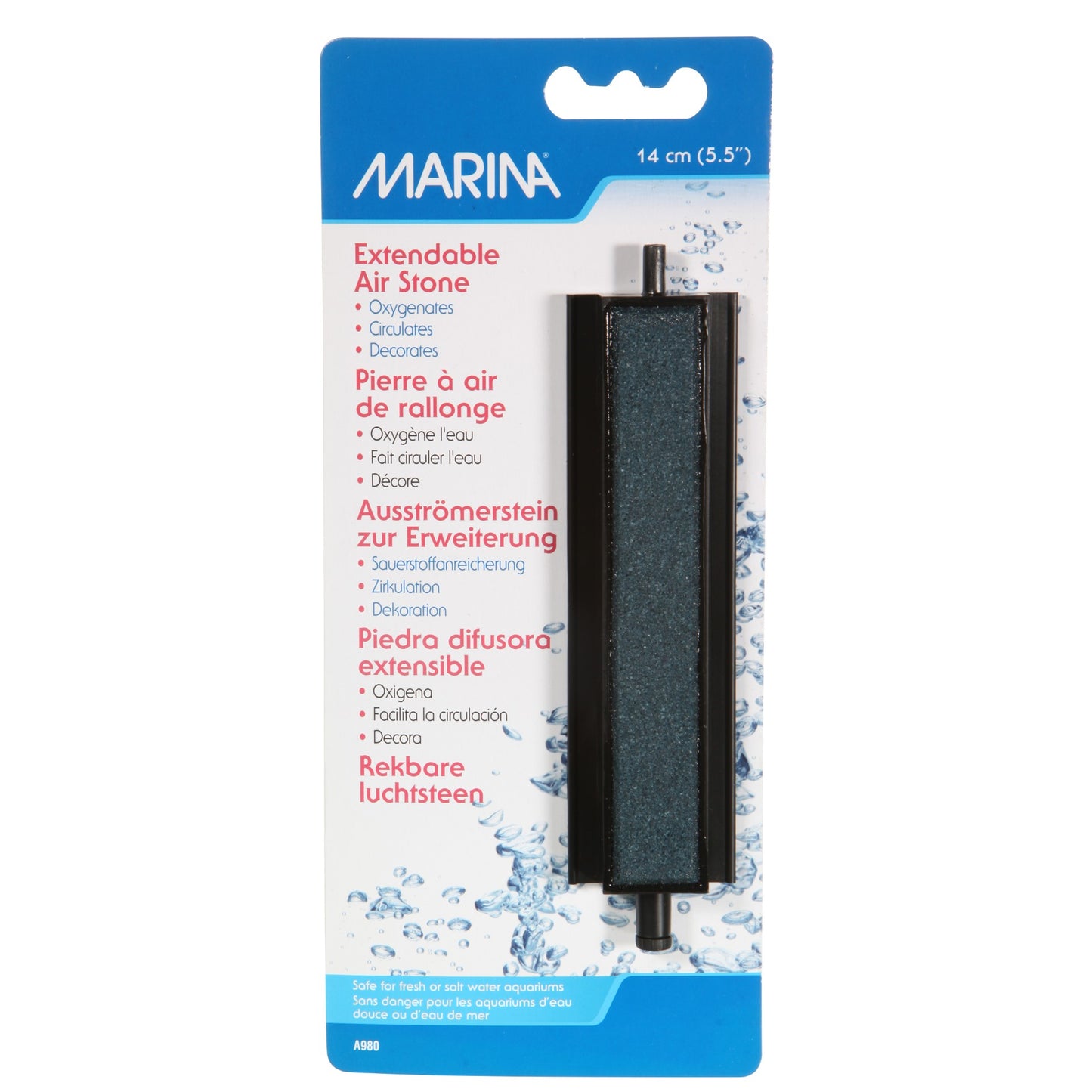 Marina Air Stone - Rectangular - Extendable - 14 cm (5.5 in)