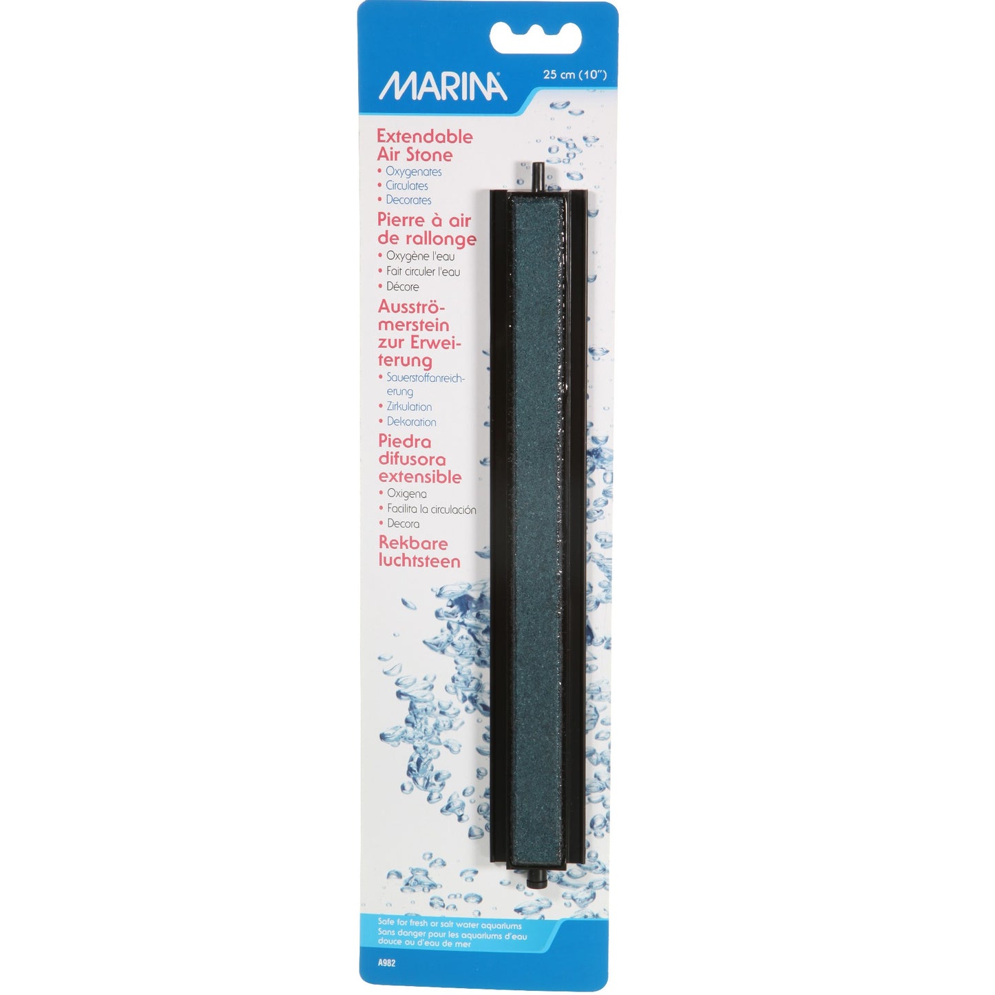 Marina Air Stone - Rectangular - Extendable - 25 cm (10 in)