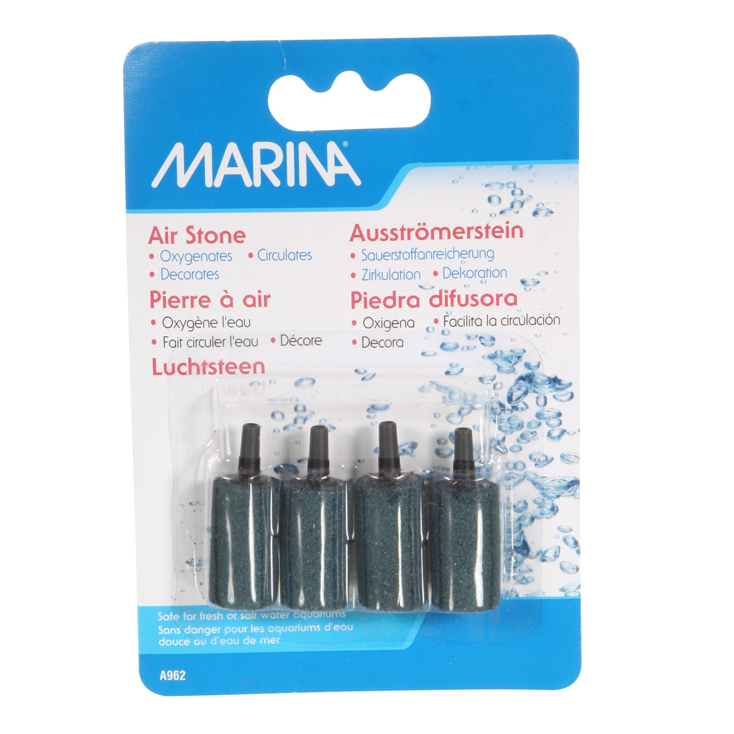 Marina Air Stone - Cylindrical - 2.84 cm (1.5 in) - 4 pieces