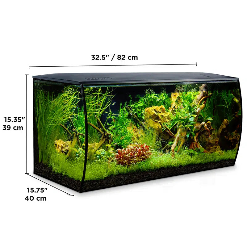 Fluval FLEX Aquarium Kit - Black - 123 L (32.5 US Gal) (Pre-Order Only) (Free Delivery to your Driveway available within 10km from store)