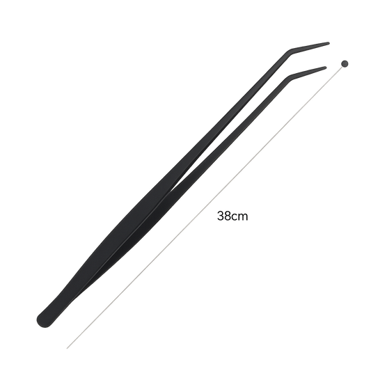 Planting tool - Curved fine tip forceps