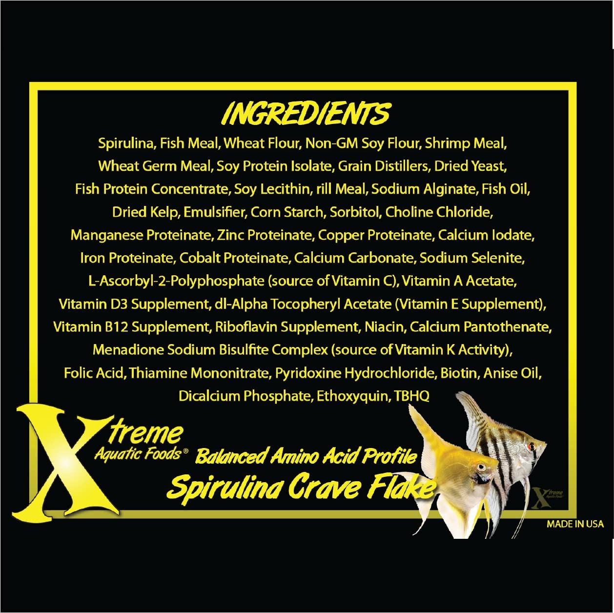 (Xtreme Aquatic Foods) Community Crave™ - Krill/Spirulina Flakes