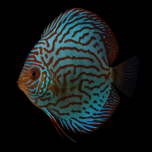 Blue Turquoise Discus