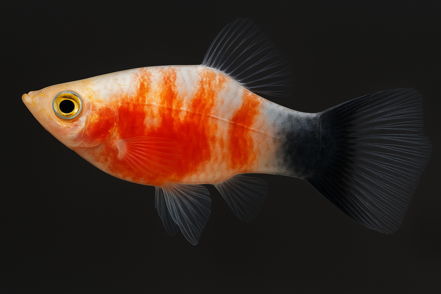 Platy Bleeding Heart / Red Tiger  (Xiphophorus maculatus)