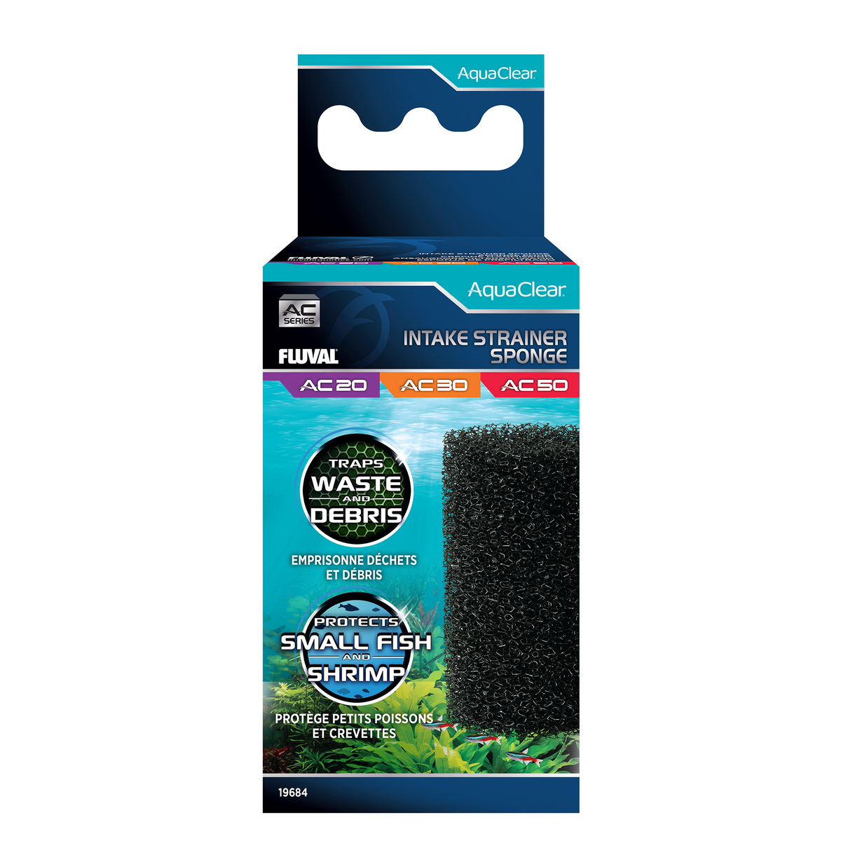 Fluval AquaClear 20/30/50 Intake Strainer Sponge