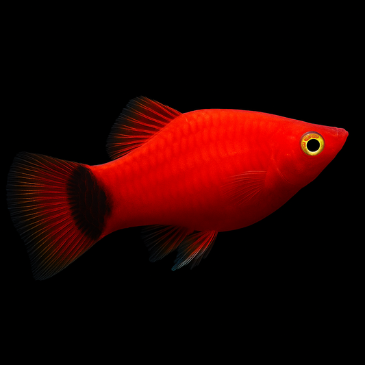 Platy, Red Crescent (Mickey Mouse) / Xiphophorus variatus