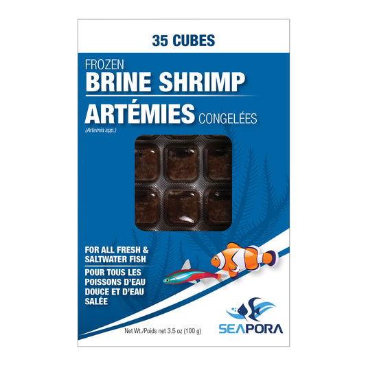 Frozen Brine Shrimp - 35 Cubes - 100 g