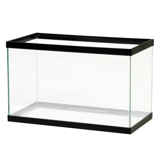 Aqueon Standard Aquarium - Black Frame - 10 gallon- Clear Silicone