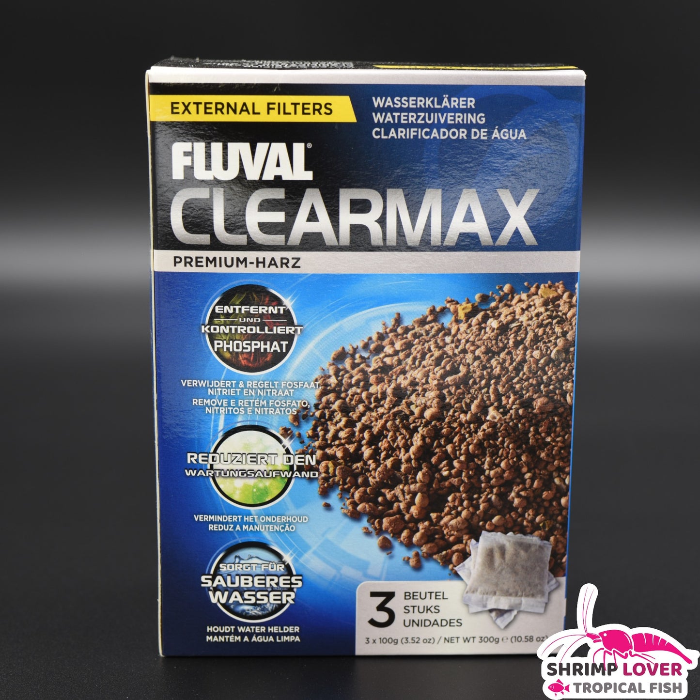 Fluval ClearMax - 3 x 100 g (3.52 oz)