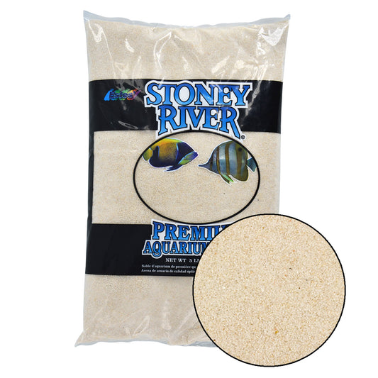 Stoney River Premium Aquarium Sand - Beige - 5 lb