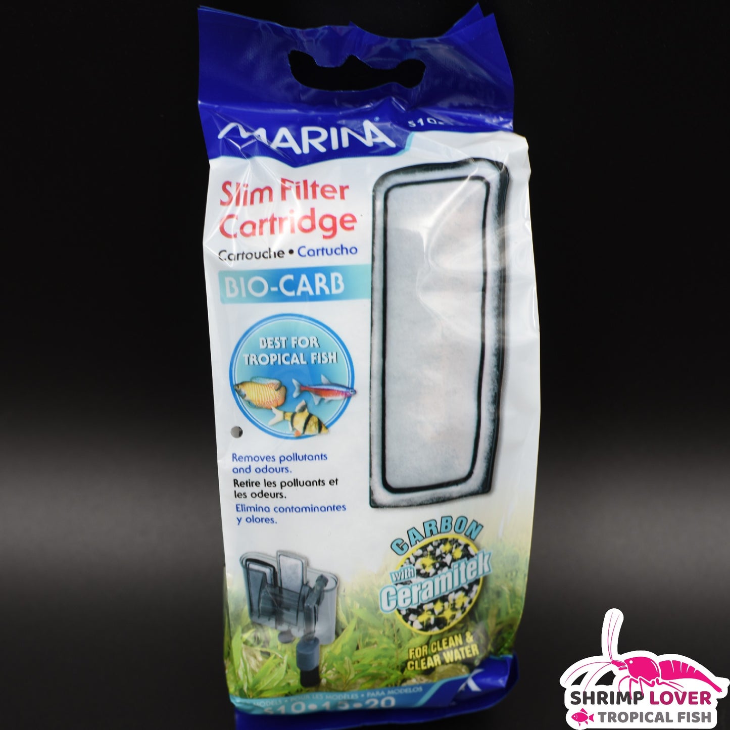 Marina Bio Carb Cartridge for Slim Filters - 3 pack