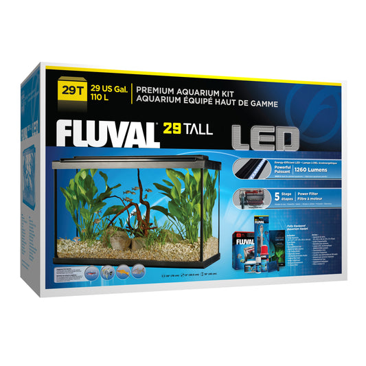 Fluval Premium Aquarium Kit with LED - 29 Tall - 110 L (29 US Gal) (Pre-Order Only) (Free Delivery to your Driveway available within 10km from store)