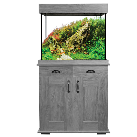 Shaker Aquarium Set - 44 US Gal / 168 L - Grey Oak (Pre-Order Only) (Free Delivery to your Driveway available within 10km from store)