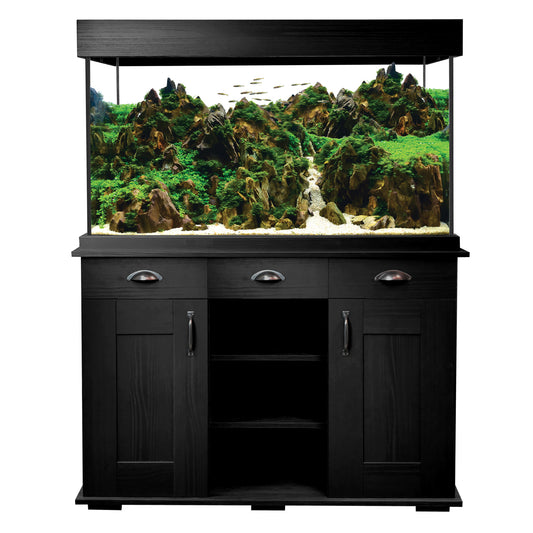 Shaker Aquarium Set, 66.5 US Gal / 252 L - Black Oak (Pre-Order Only) (Free Delivery to your Driveway available within 10km from store)