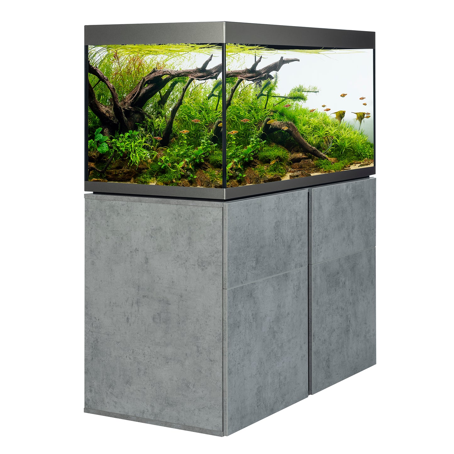 Fluval Siena Aquarium Kit - Chicago Concrete - 332 L (88 US gal) (Pre-order only) (Free Delivery to your Driveway available within 10km from store)