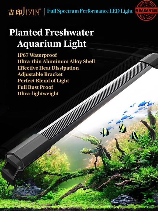 JIYIN LED Planted Freshwater Aquarium Light 8cm~106cm